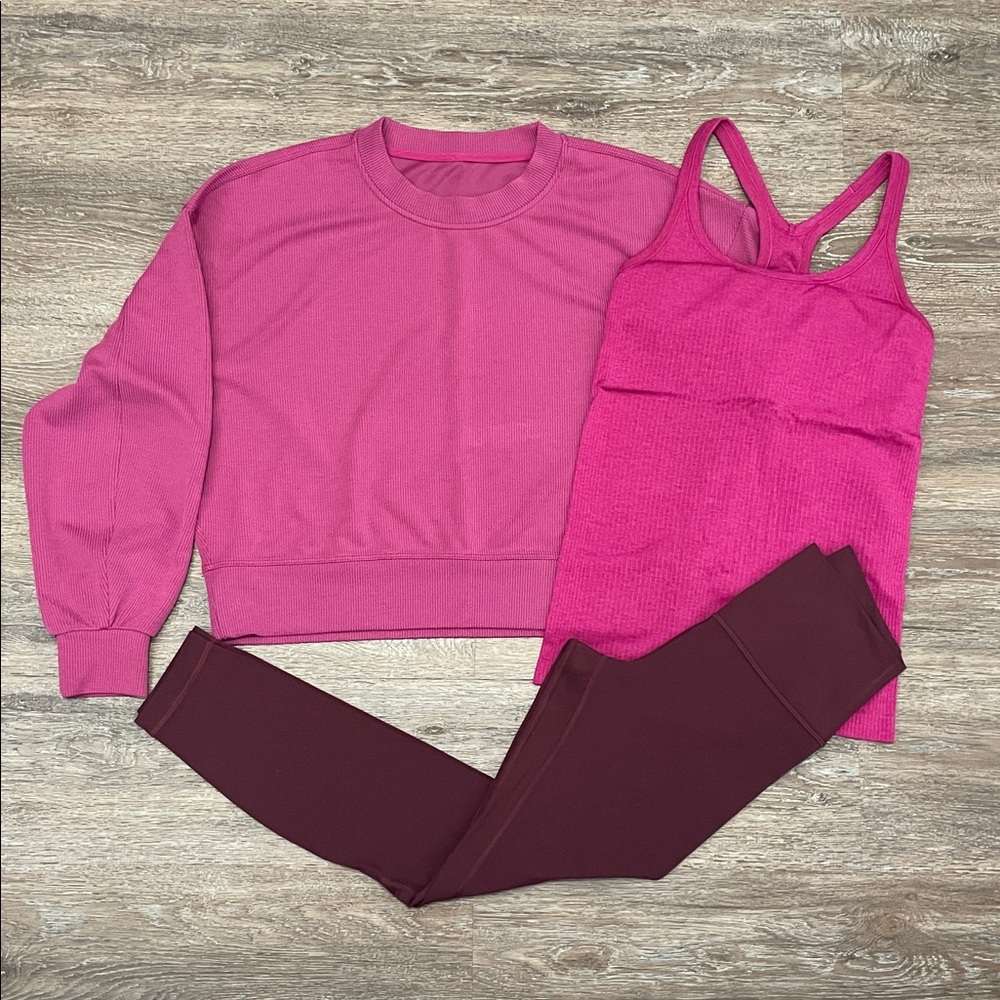 GUC Lululemon Matching Bundle. Size Tops 6 / Bottom 4